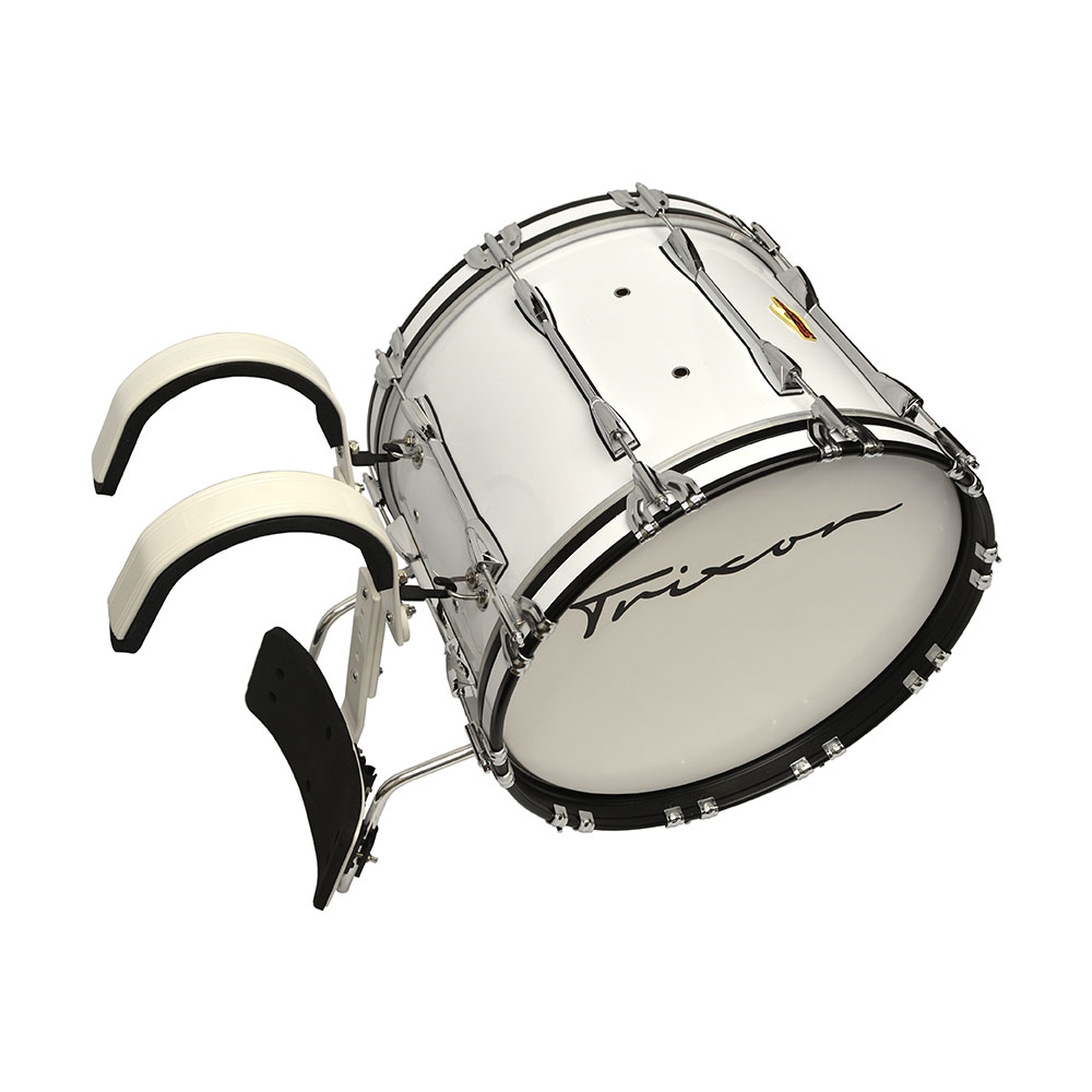 Field Series Marching Bass Drum 24x14 - White