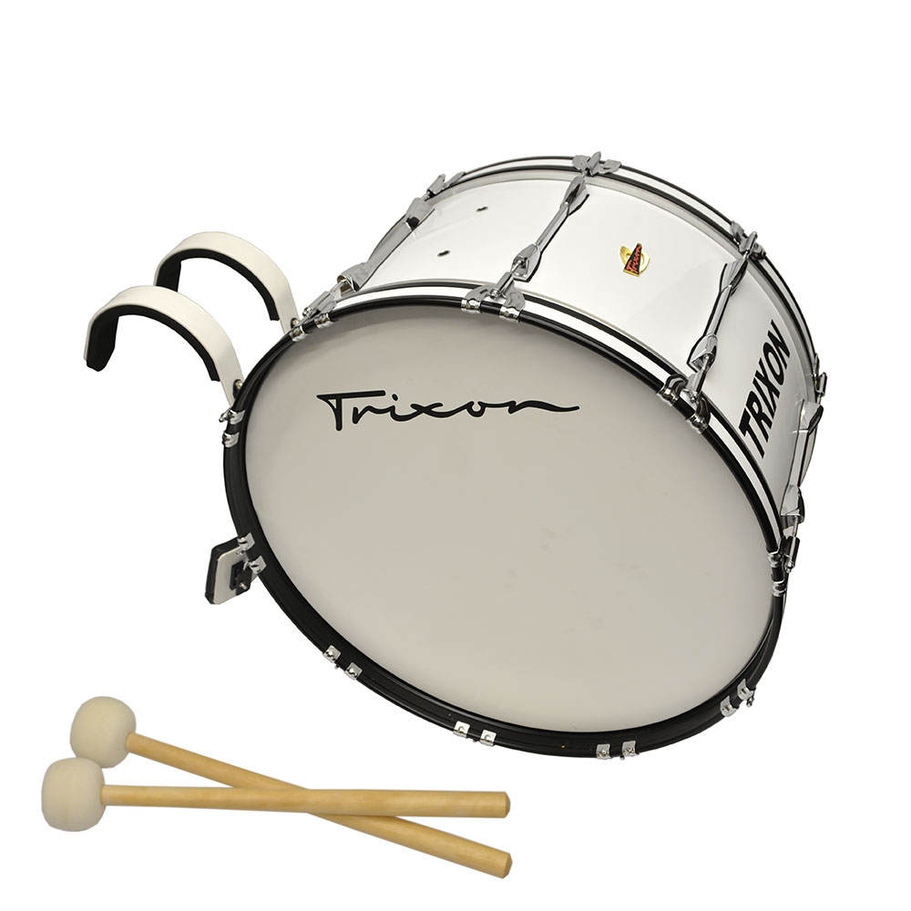 Field Series Marching Bass Drum 22x14 - White