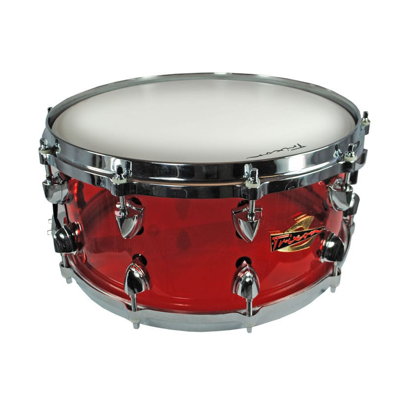 Solist Acrylic Snare Drum - Red Die Cast