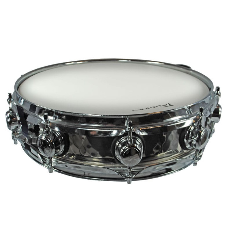 Solist Elite Stainless Steel Piccolo Snare Drum - Hand Hammered