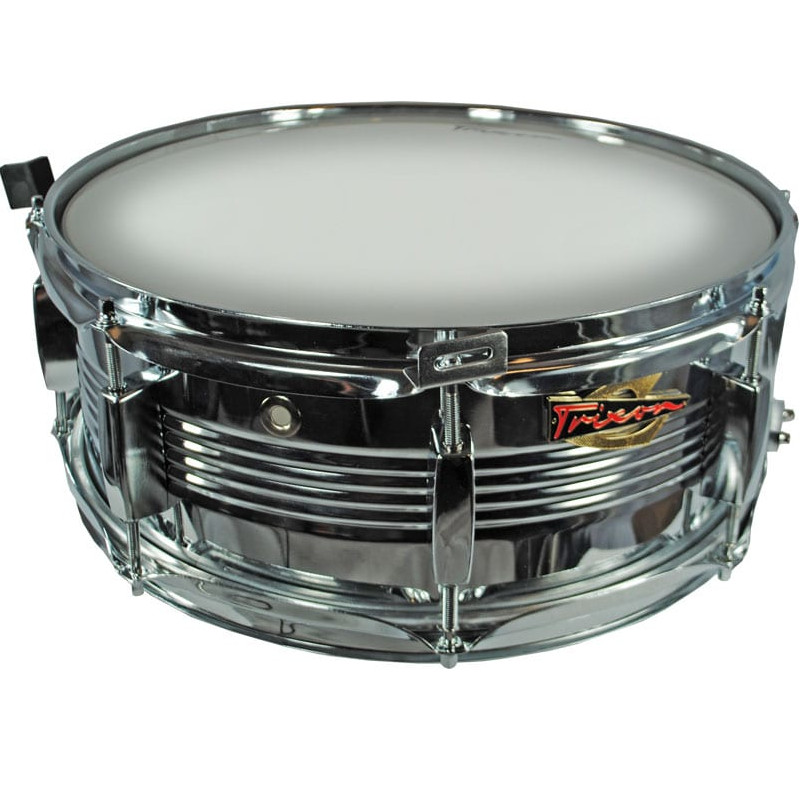Solist Elite Chrome Snare Drum with V Rib shell