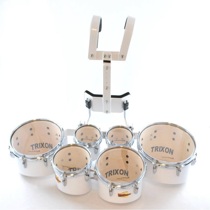 Field Series Tenor Marching Toms - Set Of 6 - White