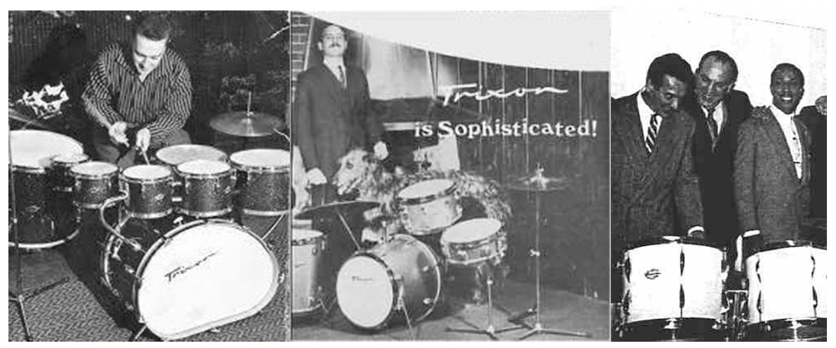 History Trixon Acoustic Drum Sets, Cocktail Drum Kits, Marching