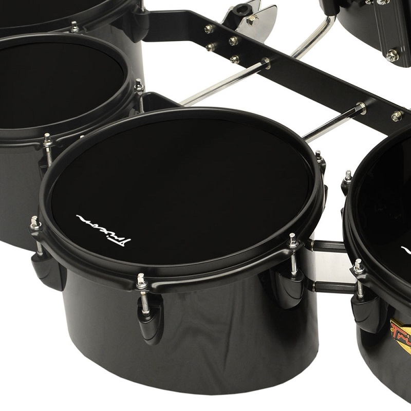 Pro Marching Toms Set of 4 Black Trixon Acoustic Drum Sets