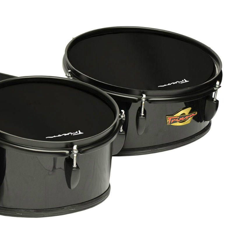 Field Series II Marching Toms Set of 4 Black Trixon Acoustic