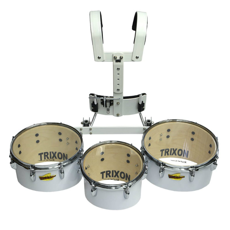 Field Series Pro Marching Toms â€“ Set Of 3 â€“ White