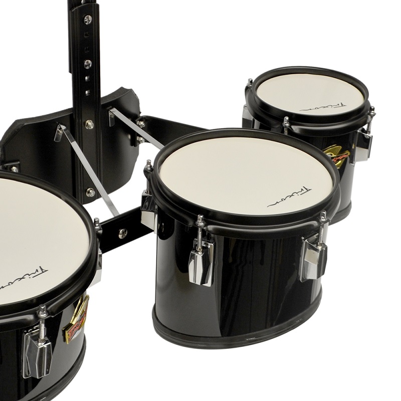 Junior Marching Toms Set Of 3 Black Trixon Acoustic Drum Sets